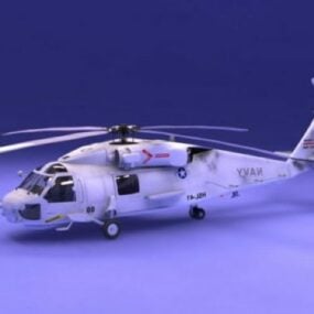 Вертоліт Ш-60 Сіхоук 3d модель