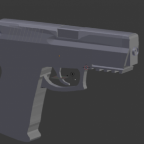 Model 3D pistoletu do gier