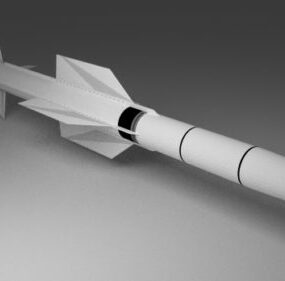 Sm2-Raketenwaffe 3D-Modell