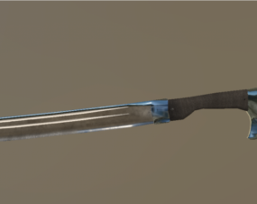 Šavlový meč 3D model