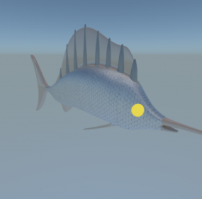 Sail Fish Animal 3d model