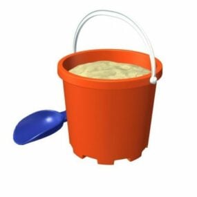 Sand Bucket 3d malli