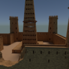 Sand Castle Buildings