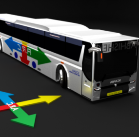 Scania Metrolink Bus 3d model
