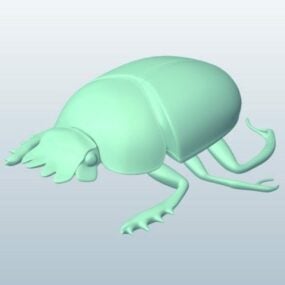 Escarabajo escarabajo modelo 3d
