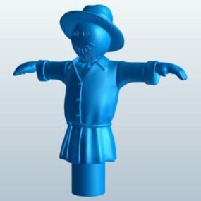 Scarecrow Character 3d model