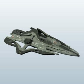 Sci-fi Fighter Spaceship 3d μοντέλο