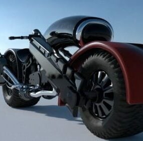 Science-Fiction-Beauty-Bike-3D-Modell
