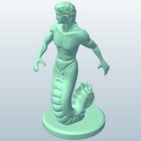 Scylla Sculpture 3d-modell