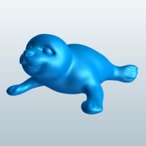 3D model seal Baby Animal