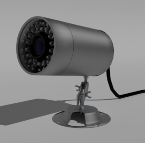 Cylinder Security Camera 3d model