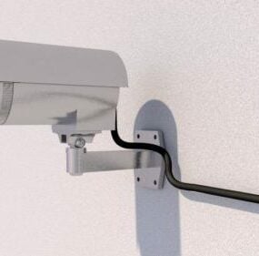 Security Cameras Wall Mount 3d model