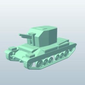 Artillerie automotrice V1 modèle 3D