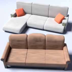 3D model nábytku pohovky