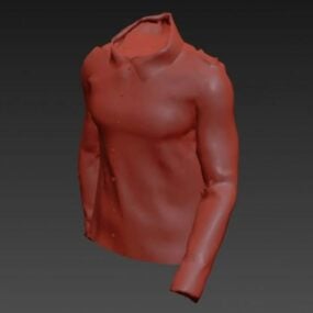Camisa esculpir modelo 3d