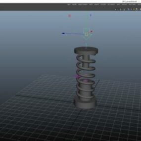 Shock Absorbers Rigged 3d model