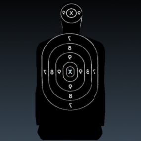 Shooting Target 3d-modell