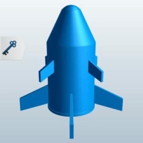 Model 3D rakiety dla dzieci