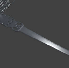 3D model zbraně s krátkým mečem