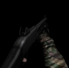 Shot Gun Animated 3d model