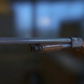 Mô hình súng săn cổ điển 3d