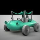 Animated Children Car