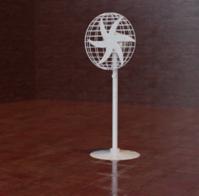 Simple Floor Fan 3d model
