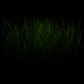 Enkel gräs 3d-modell