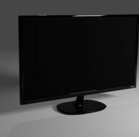 Monitor de PC simple modelo 3d