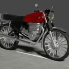 Vintage Honda-moottoripyörä
