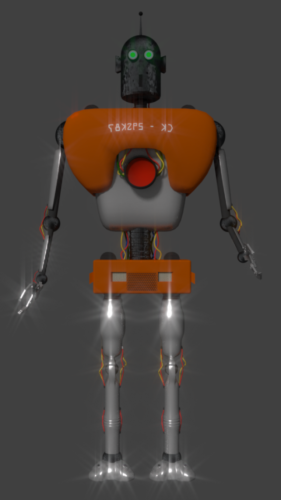 Einfacher Roboter Humanoid