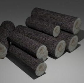 سجلات الخشب نموذج 3D