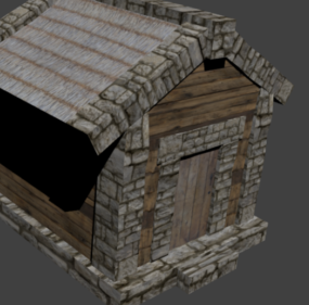 Ancient Medieval Town House 3d model