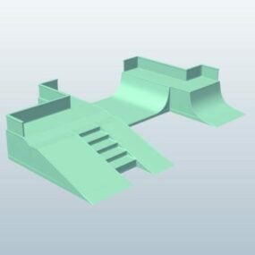 Skatepark Design 3D-Modell