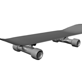 Skateboard Lowpoly 3D model