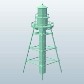 Skeletal Lighthouse 3d model