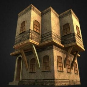 Small Medieval Building 3d model