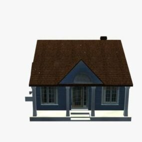 Klein huis 3D-model