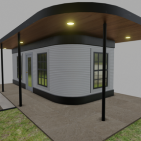 3d модель дизайну маленького будинку