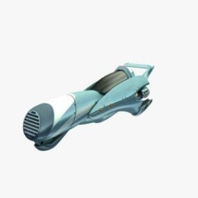 Small Spaceship Toy 3d model