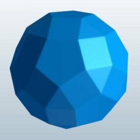 Small Hedron Ball 3d model