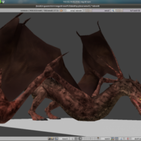 3d модель монстра дракона Смауга