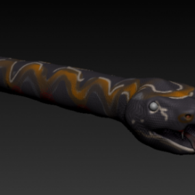Snake Character 3d model