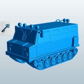 Snowcat Vehicle 3d model