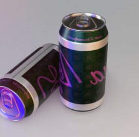 Realistic Soda Can 3d model
