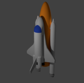 Nasa rymdfärja 3d-modell