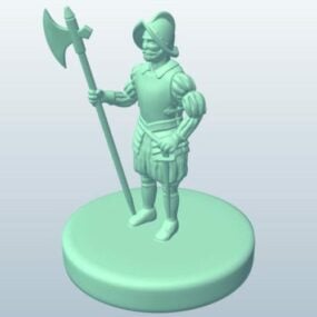 Character Young Man Standing 3d model