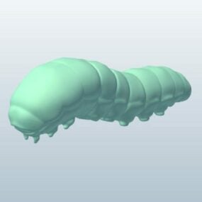 3D model Caterpillar Insect vlaštovičník