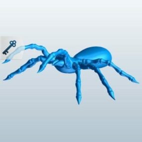 Spider Lowpoly Model 3d
