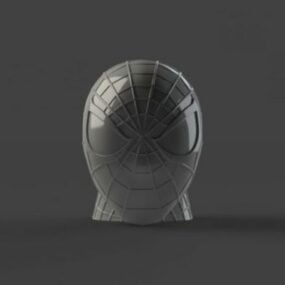 Model 3d Arca Kepala Spiderman